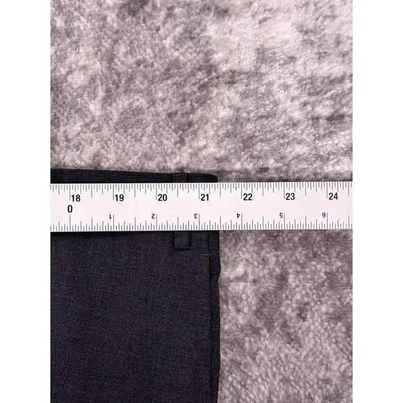 Canali Dress Pants 42 x 31 Mens Gray Wool Pleated Slim Fit Trouser